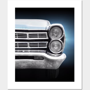 American classic car Galaxie 500 1967 Front Posters and Art